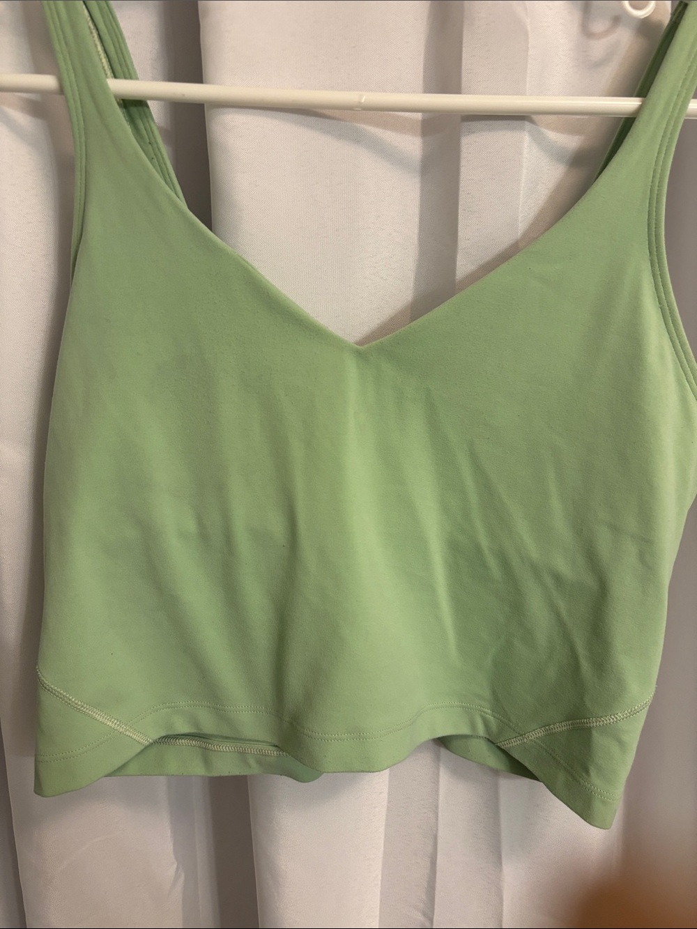 lululemon athletica Light Green V-Neck Camisole